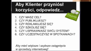 Aby Klienter przyniósł korzyści, odpowiedz…