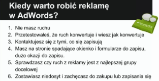 Kiedy warto robić reklamę w AdWords?