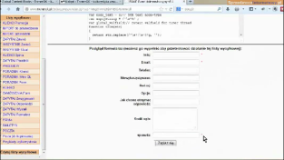 Jak zmienić zawartość i sposób działania formularza Zapytaj?
