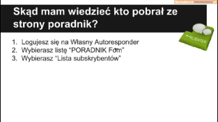 Skąd mam wiedzieć kto pobrał poradnik ze strony?