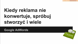 brak konwersji reklamy